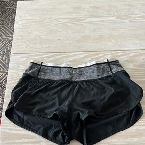 lululemon athletica Black Athletic Shorts
